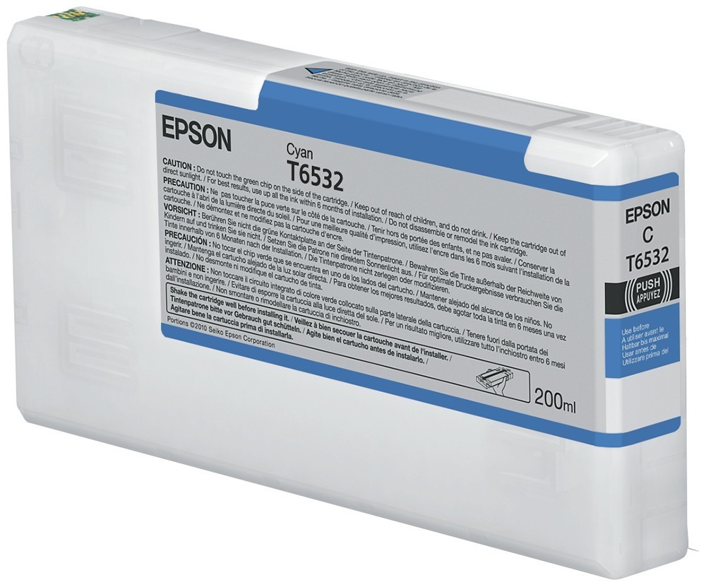 Original Epson C13T653200 / T6532 Druckerpatrone Cyan