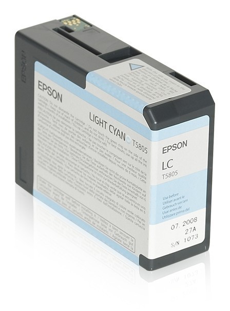 Original Epson C13T580500 / T5805 Druckerpatrone Light Cyan