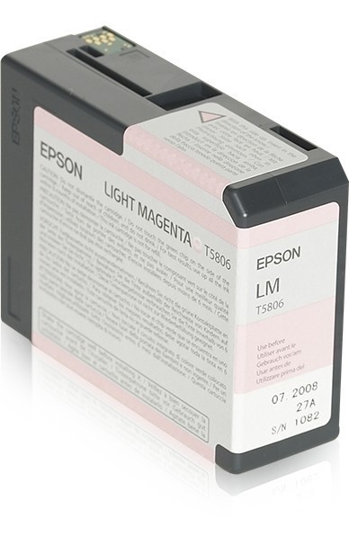 Original Epson C13T580600 / T5806 Druckerpatrone Light Magenta