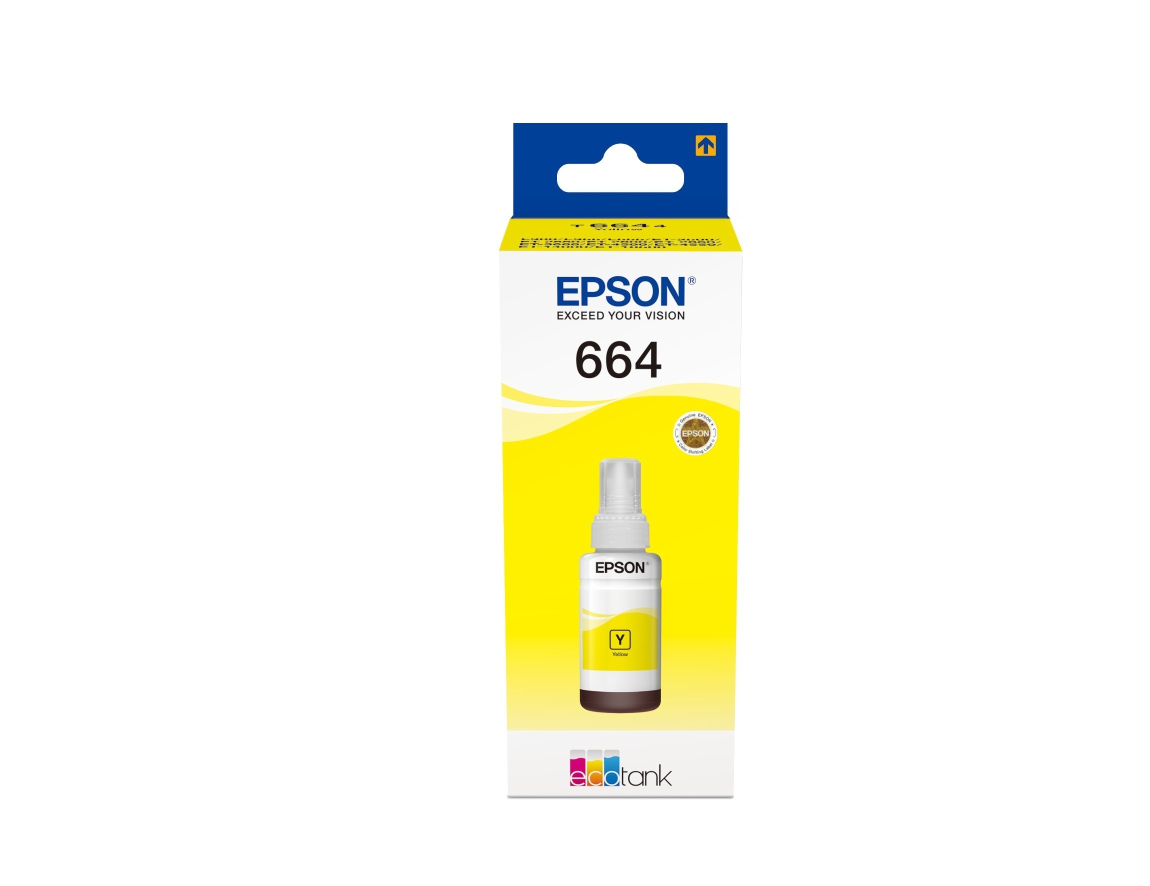 Original Epson C13T664440 / 664 Tintentank Gelb