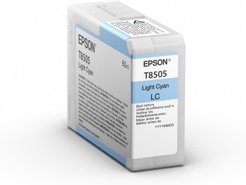 Original Epson C13T850500 / T8505 Druckerpatrone Light Cyan