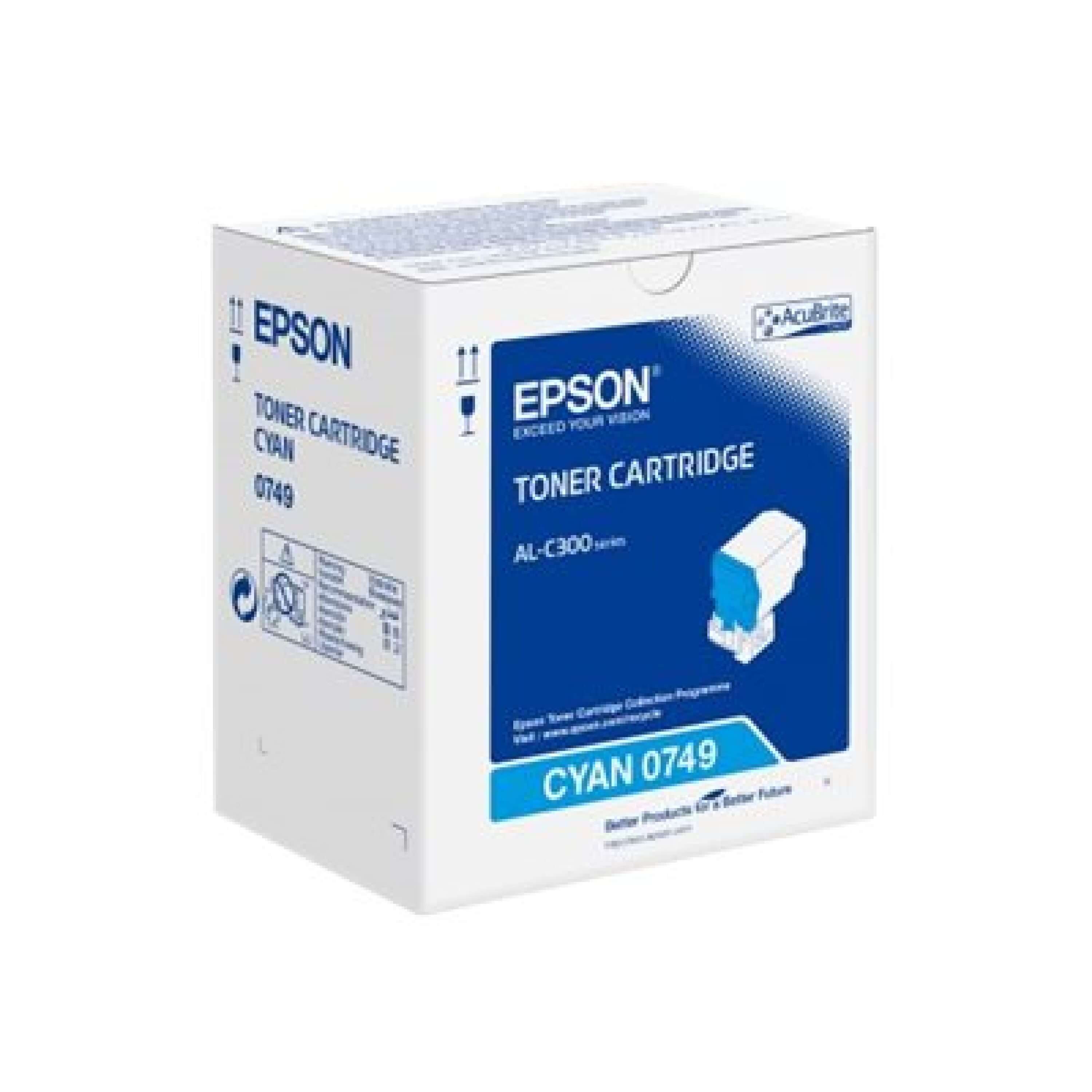 Original Epson C13S050749 / 0749 Toner Cyan