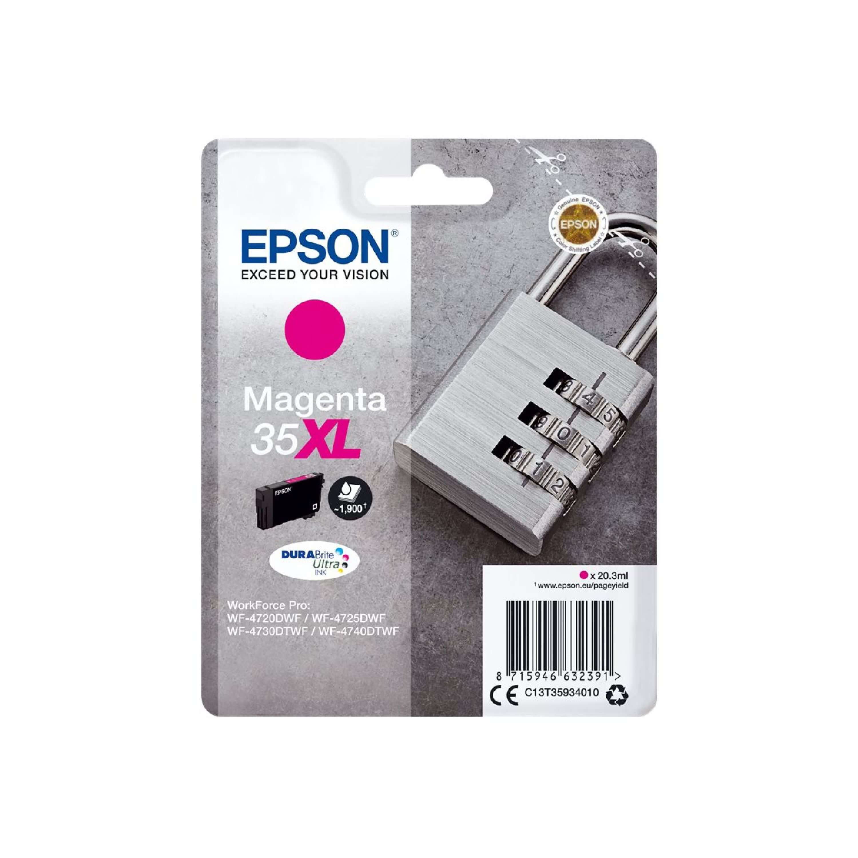 Original Epson C13T35934010 / 35XL Druckerpatrone Magenta