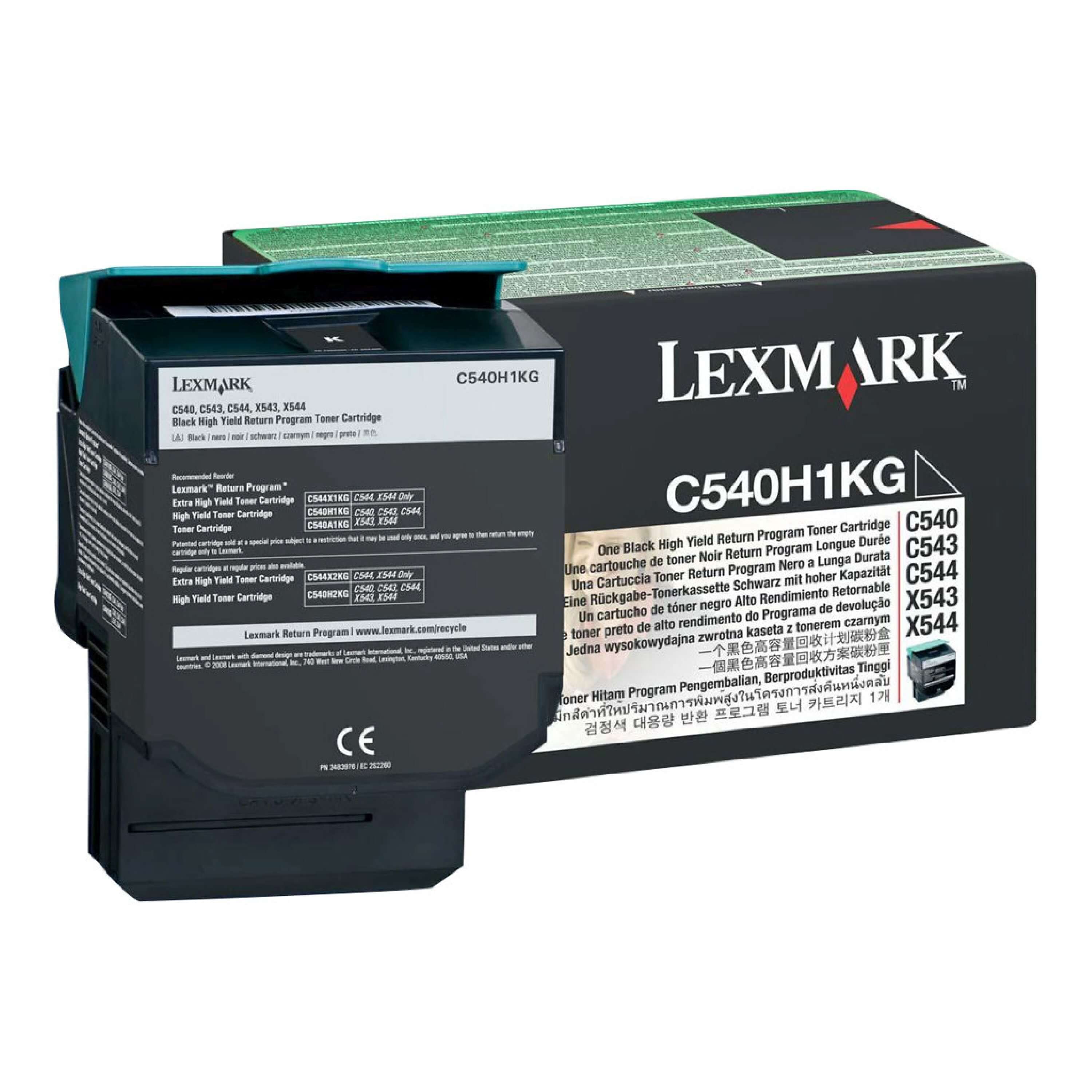 Original Lexmark C540H1KG Toner Schwarz